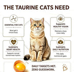 Freeze-Dried Cat Treats|Egg Yolk & Taurine for Cats Heart Vision Coat Overall Wellness|Healthy Food Toppers for Cats, 3.5 oz
