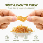 Chicken & Catnip Soft Cat Treats for Picky Cats, Ultra-Thin Easy-Chew Slices, Breakable No-Mess Cat Training & Playtime Rewards, 3.2 oz