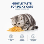 Soft Cat Treats, Chicken & Pollock Ultra-Thin Slices, Easy-Chew Snacks for Picky Cats, Kittens & Seniors, with Taurine, 3.2 oz