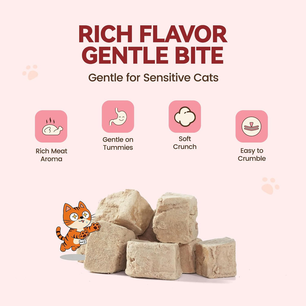 Freeze-Dried Duck Livers Dog |Cat Treats|Single Ingredient|High Protein Healthy Pet Food Toppers|Training Snacks,2oz