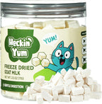 Freeze Dried Cat Treats with Goat Milk & Chicken, Gentle Goat Milk Cat Snacks & Food Topper for Sensitive Stomachs, Kittens, Adults & Seniors, 2.5 oz