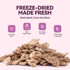 Freeze-Dried Chicken Hearts Cat|Dog Treats|Single Ingredient|High Protein Healthy Pet Food Toppers|Training Snacks,2oz
