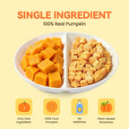 Freeze-Dried Pumpkin Cat Topper, 100% Pure Pumpkin, High Fiber for Digestion & Firm Stools, Low-Fat Single-Ingredient Treat for Indoor & Senior Cats, 2 oz