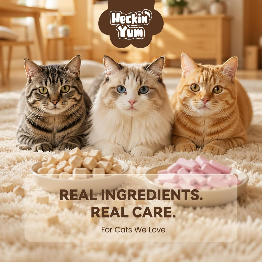 Freeze Dried Cat Treats with Goat Milk, Chicken & Cranberry, Gentle Goat Milk Cat Snacks for Sensitive Stomachs, Food Topper for Kittens, Adults & Seniors, 2.5 oz